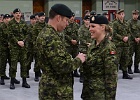 DSC01895  2Lt Stotz receives her promotion.