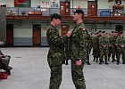 DSC05681  2Lt D&#39;entremont receives his promotion.
