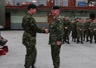 DSC05692  Capt Gray receives his promotion.